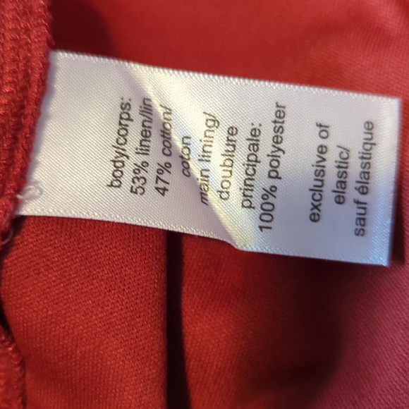 Maurices Linen Button Up Dress Size M - Picture 6 of 6